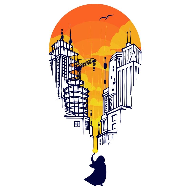 Illustration créative Formes d’art abstrait