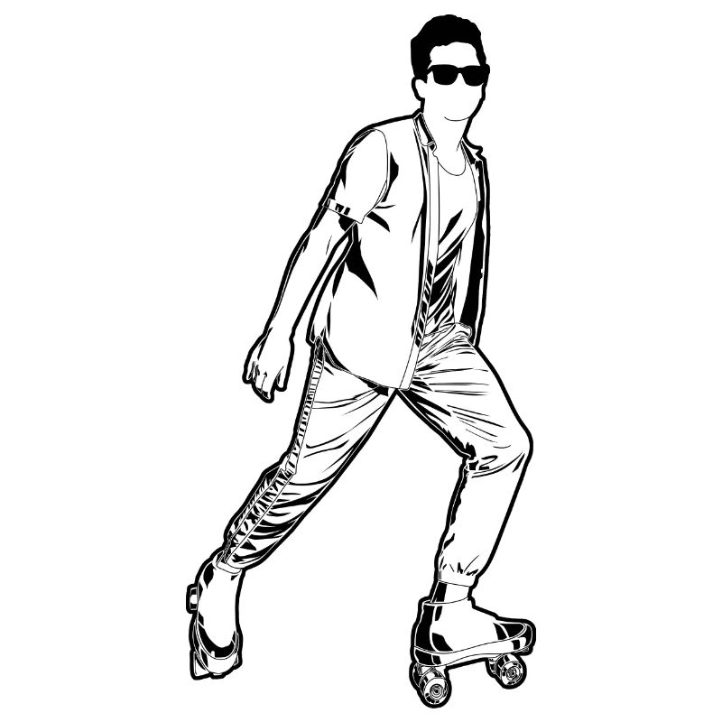 Roller Skater Boy