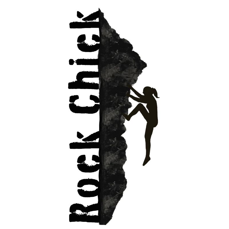 Rock Chick - Wandern, Klettern, Berge Spruch