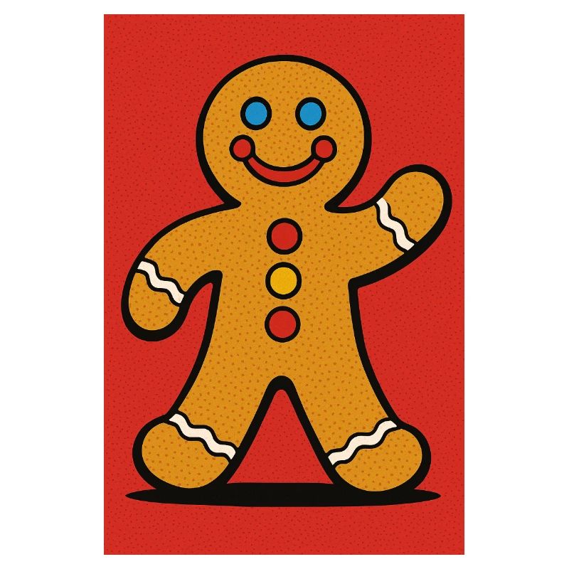 Glücklicher Lebkuchenmann