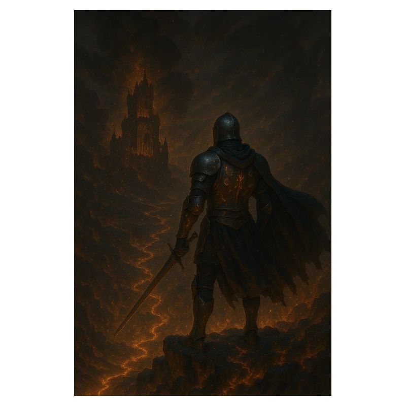 Chevalier de lave en enfer