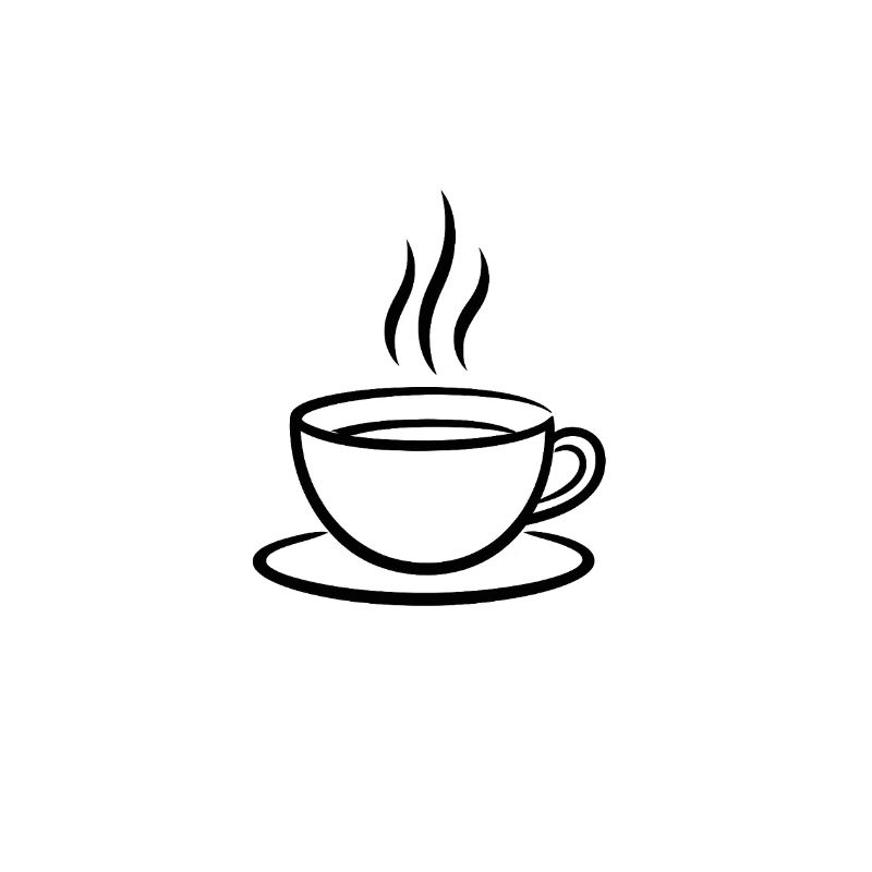 Kaffeetasse Minimalist Line Art