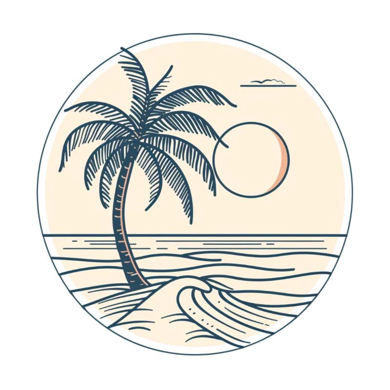 Coucher de soleil à Palm Beach