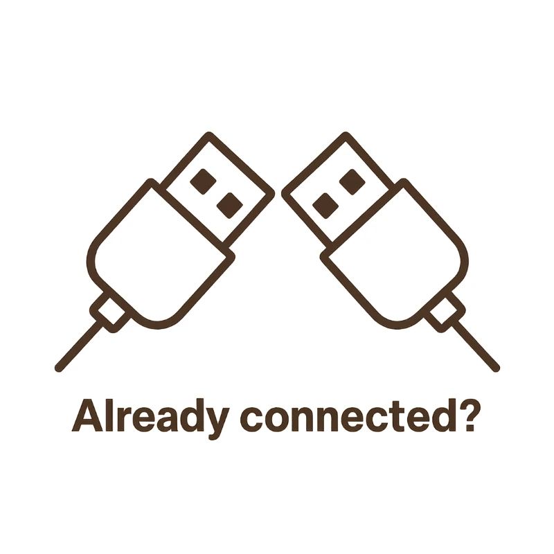 Already connected