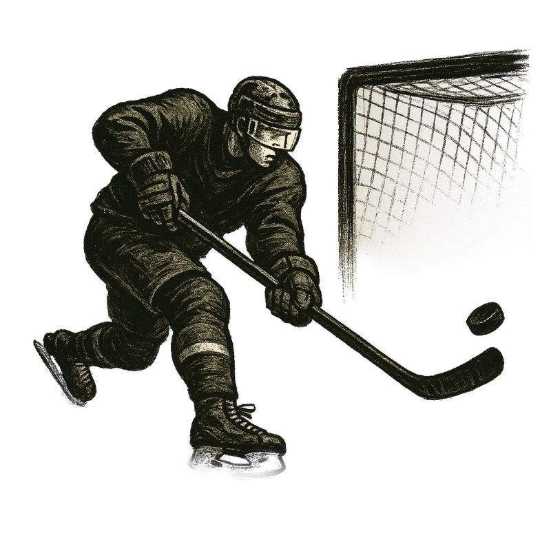 Goalkeeper diving illustration