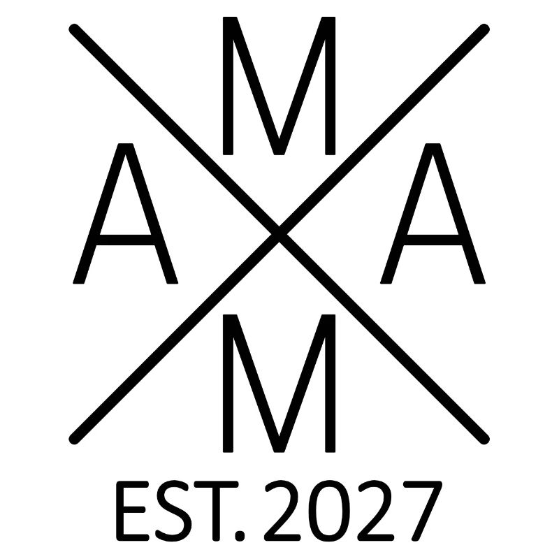 Mama 2027 werdende Mutter 2027 stolze Mama 2027