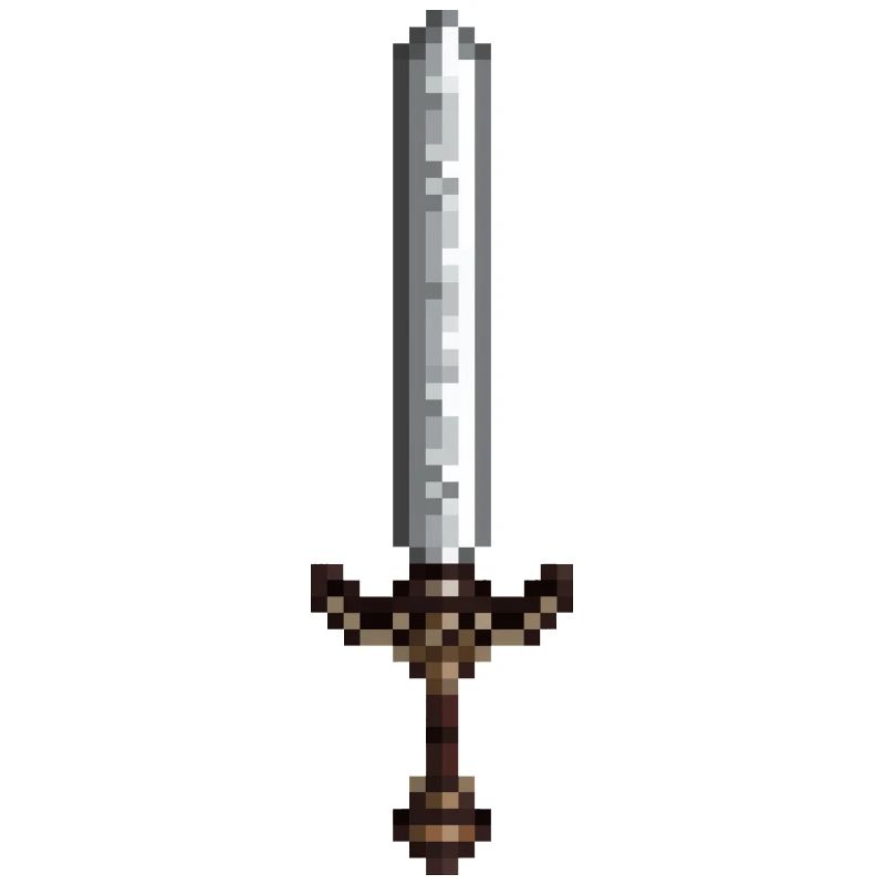 Sword pixel art retro style 8 bit