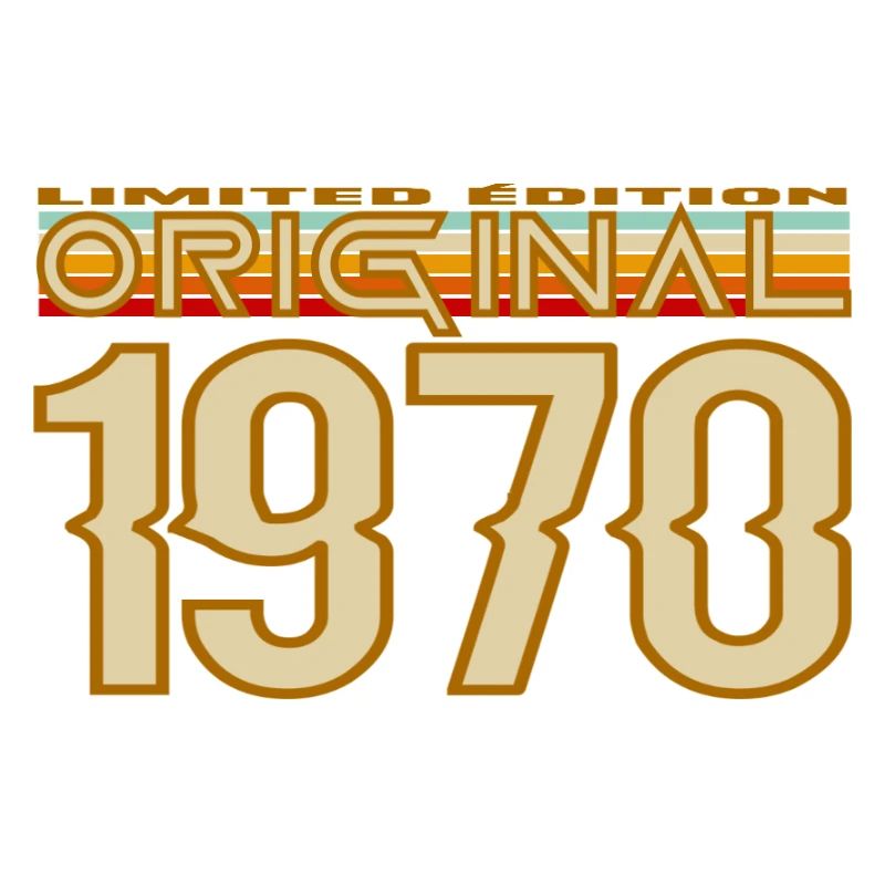 Original 1970 Retro Typography