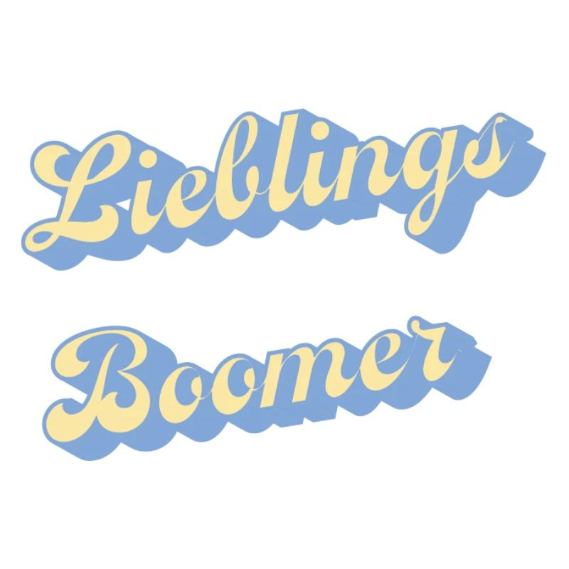 Lieblings Boomer Retro Script