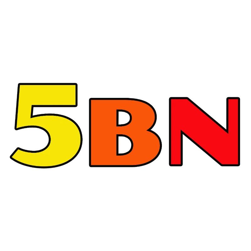 5BN Farbexplosion Blockbuchstaben