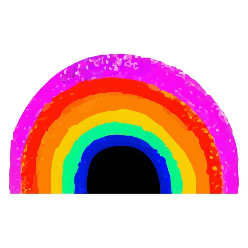 Lebendiger Regenbogenbogen