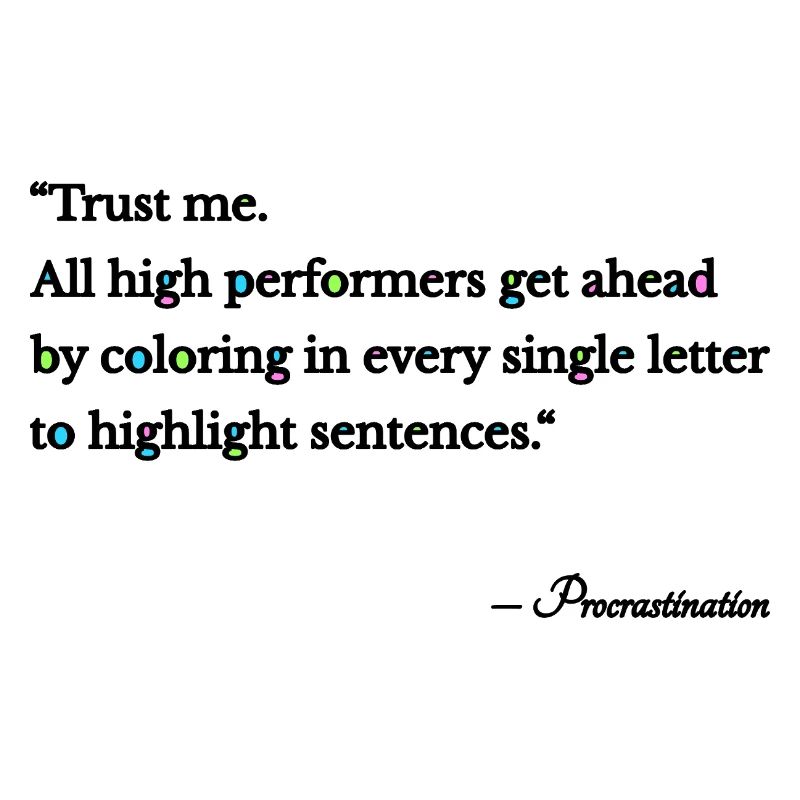 Procrastination