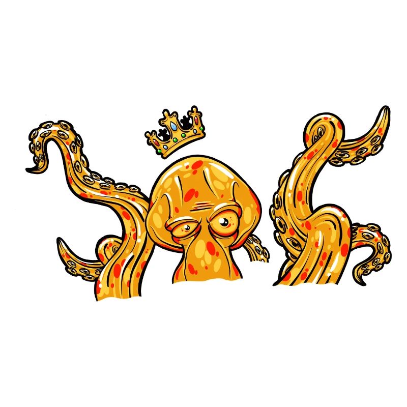 Octopus Octopus Squid King