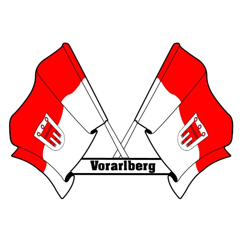 Vorarlberg Flags with Text