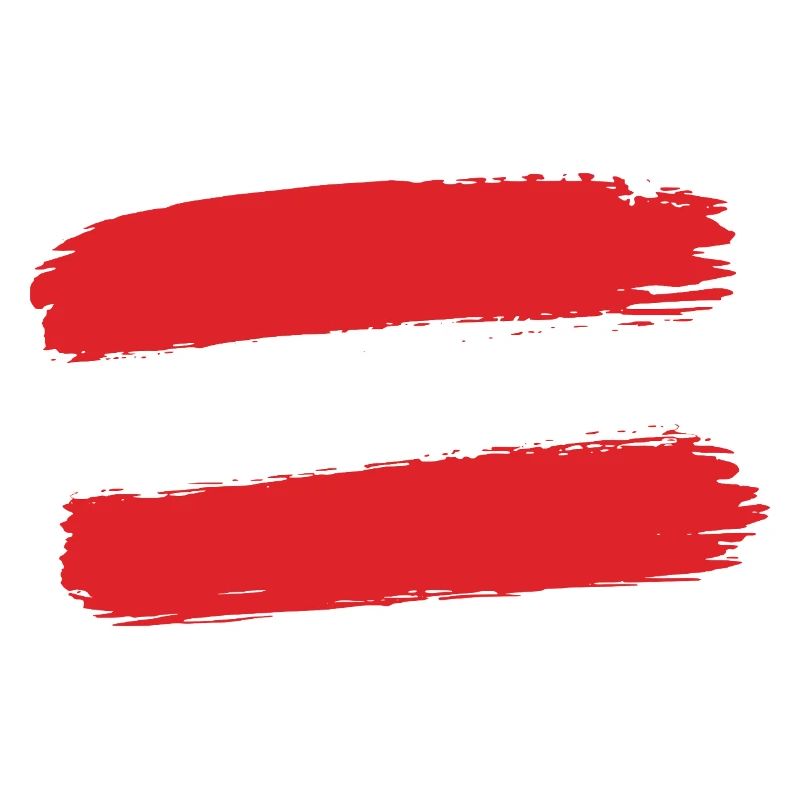 Austria Flag Brushstroke Austria