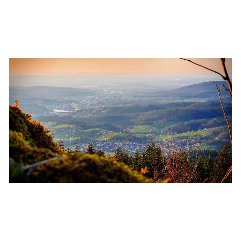 Abendpanorama Berglandschaft