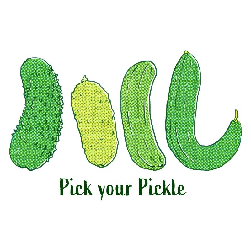 Choisissez votre cornichon : Art du concombre vert