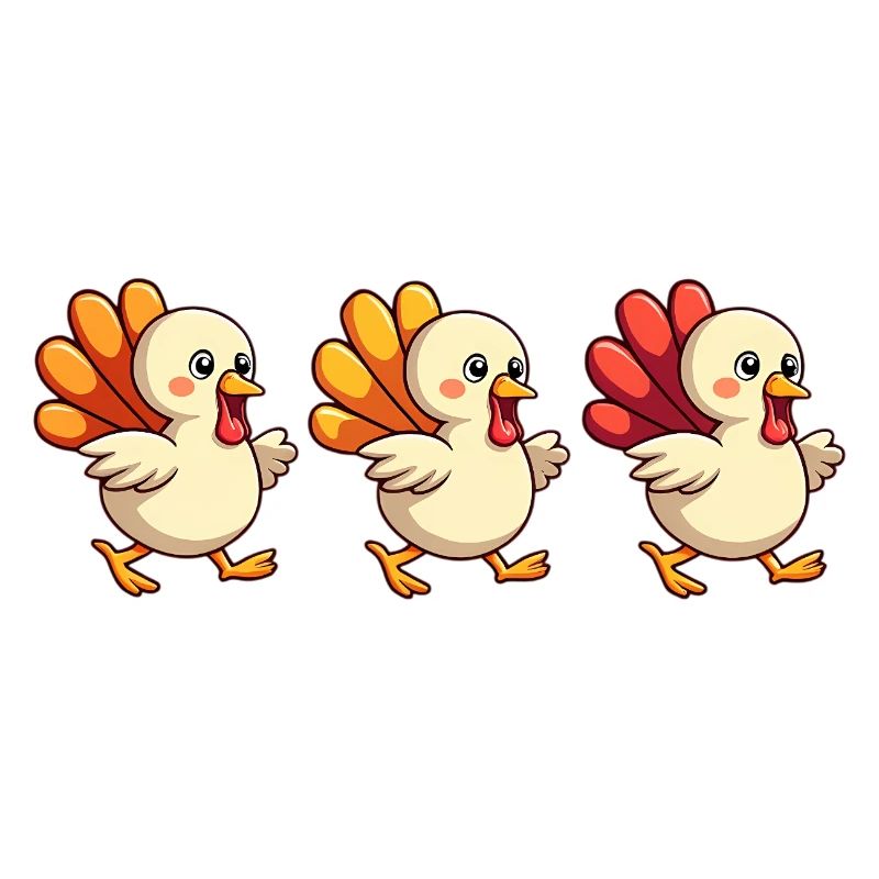 Bébé dinde de Thanksgiving