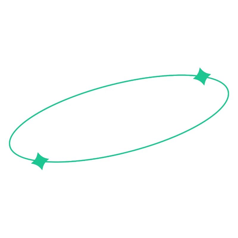 Elliptical Star Ring