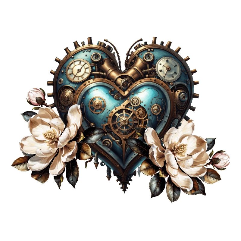 Wunderbares Steampunk-Herz