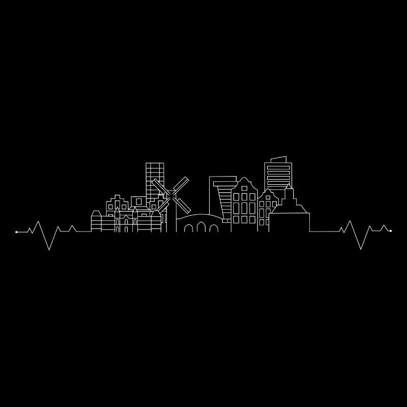 Skyline der Stadt