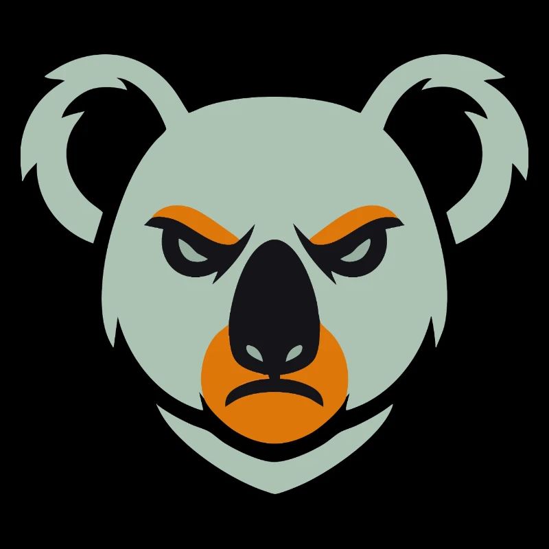 Wütender Koala Blick