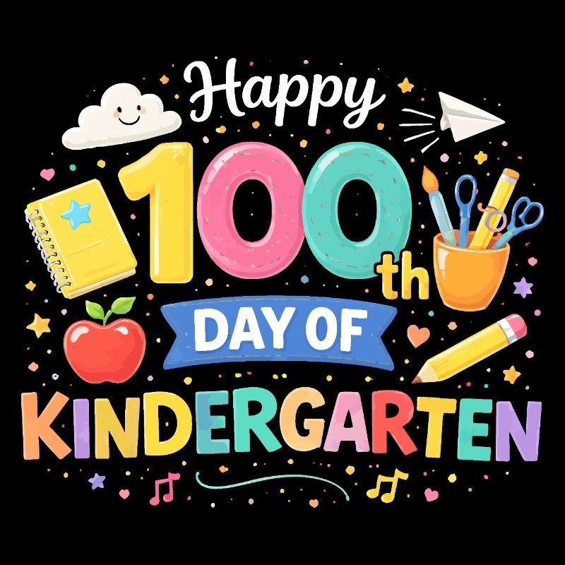 100. Tag Kindergarten Jubel