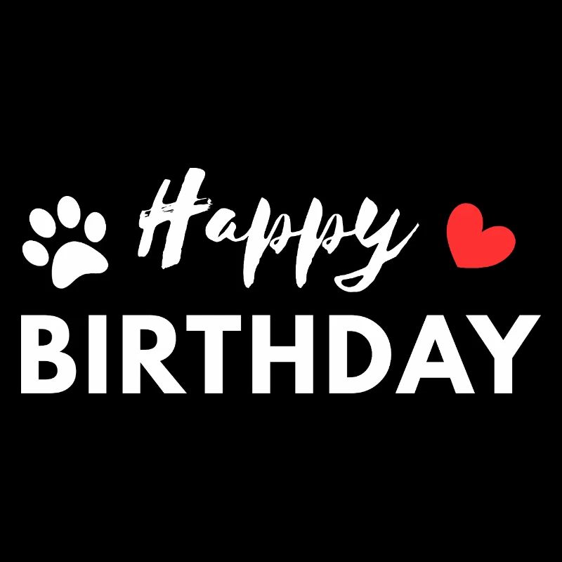 Joyeux anniversaire chien