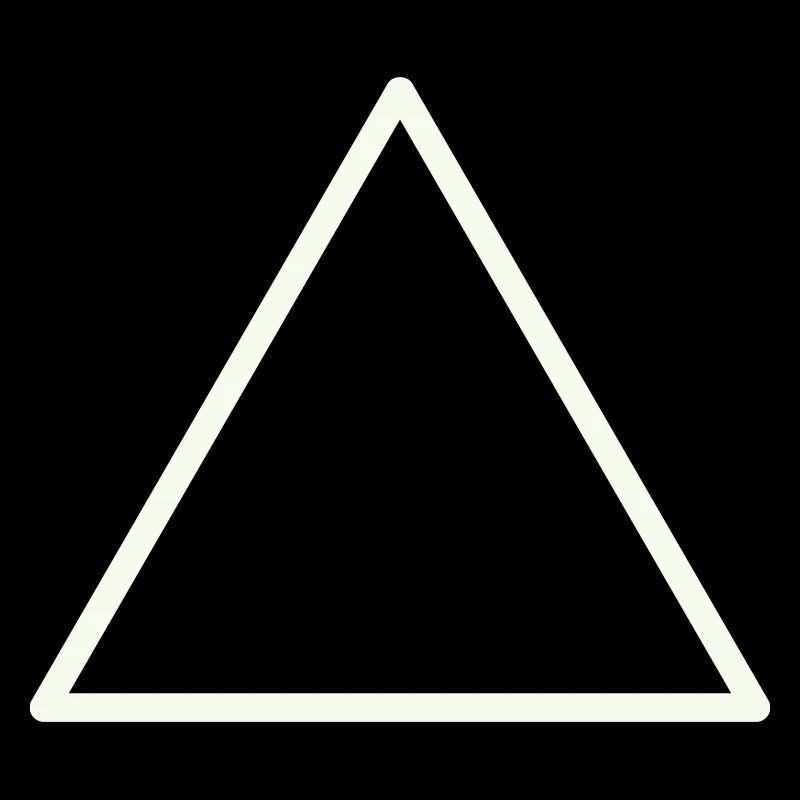 Geometric Shape Triangle Outline