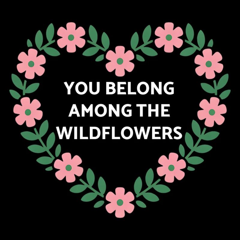 Wildblumenherz Botschaft