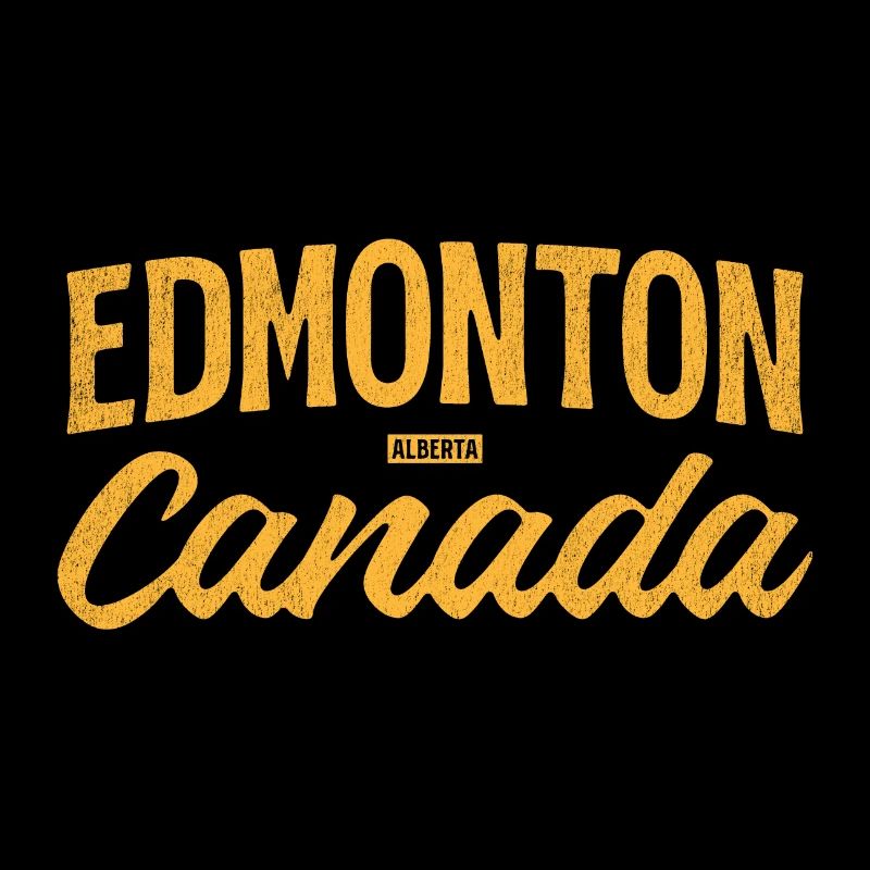 Edmonton Alberta Canada – Retro Lettering