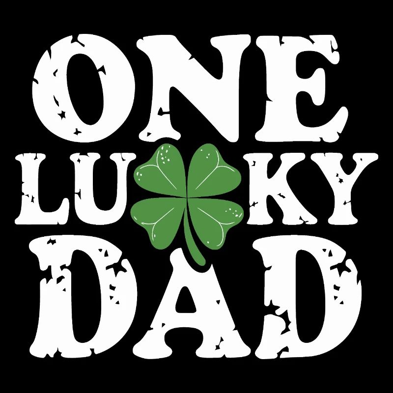 One Lucky Dad Kleeblatt