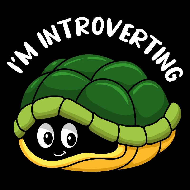 Dessin animé mignon de la carapace de tortue cachée