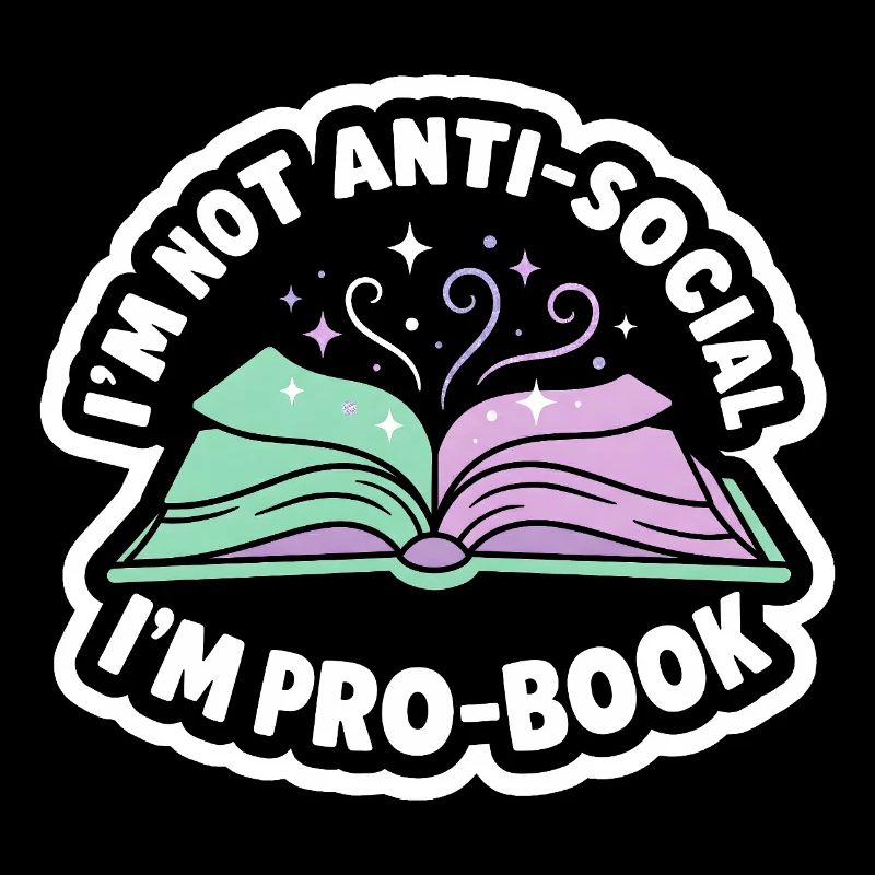 Bücherwurm Spruch - Süßes Leser Geschenk