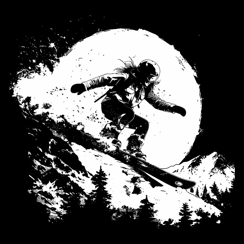 Snowboarder Sketch