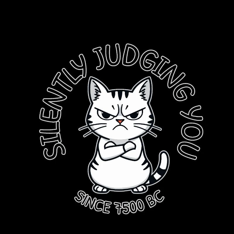 Cat Judge Since 7500 BC