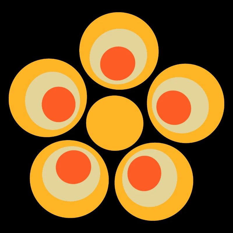 70s Flower Pattern
