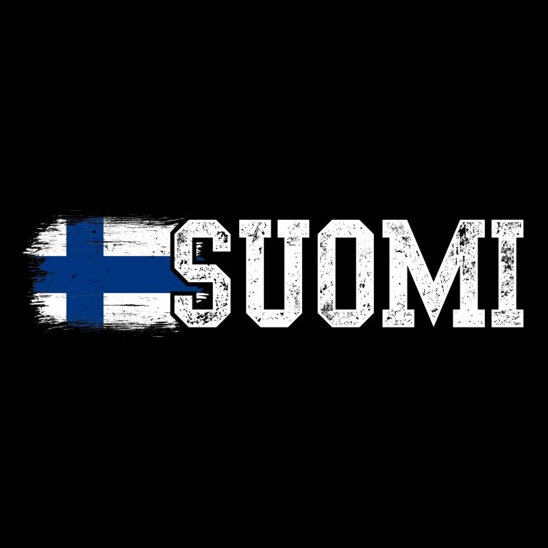 Suomi Cross Flag Typography