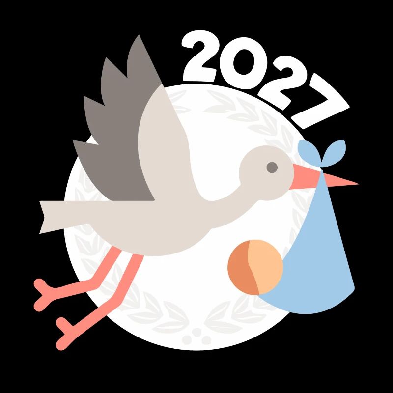 Cigogne avec bébé 2027