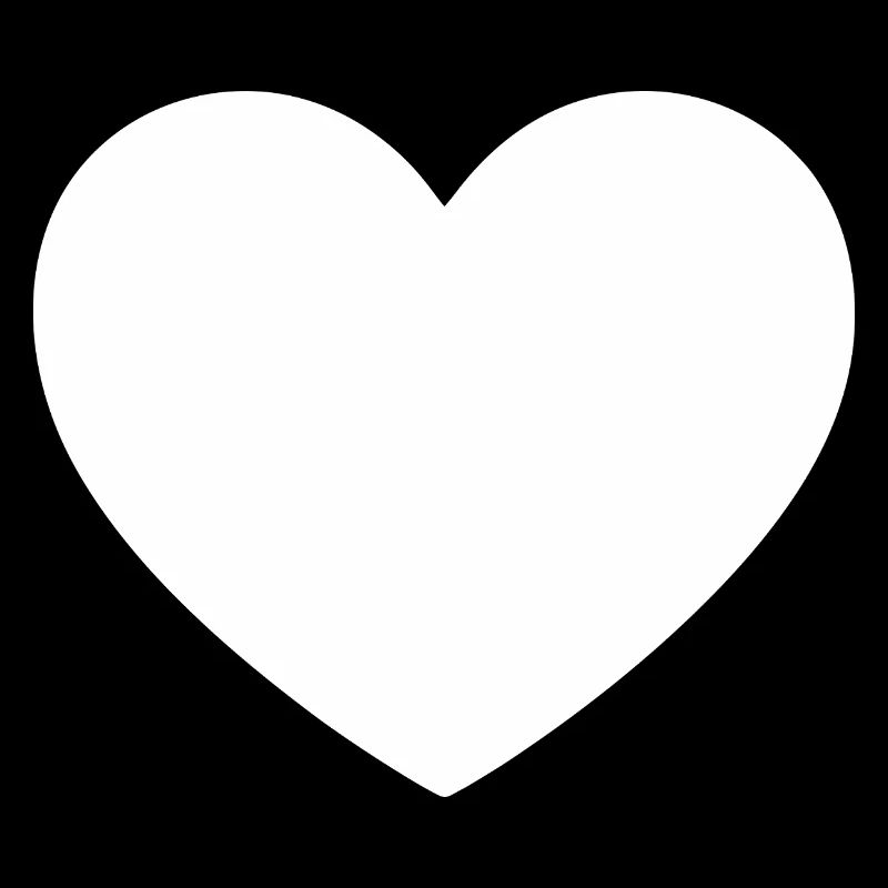 Cadeau de la Saint-Valentin à cœur blanc