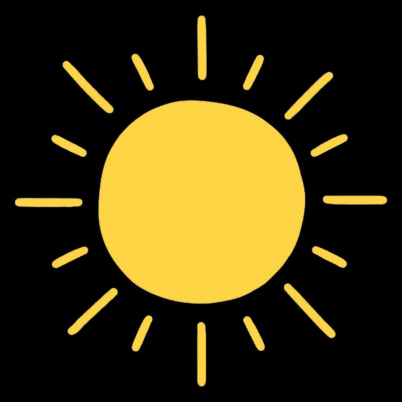Soleil minimaliste
