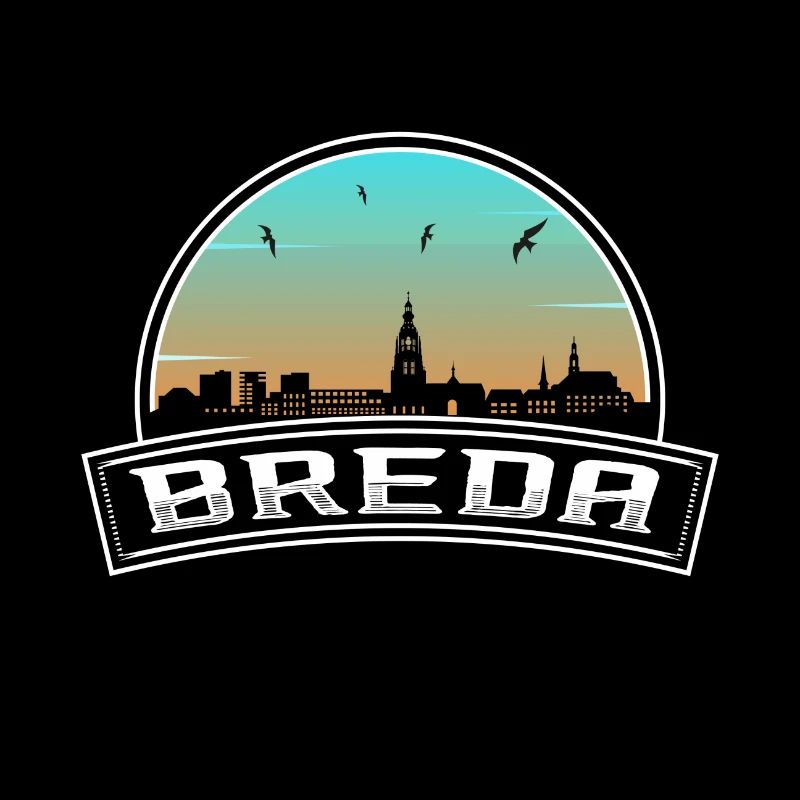 Breda Pays-Bas Skyline Dutch Souvenir