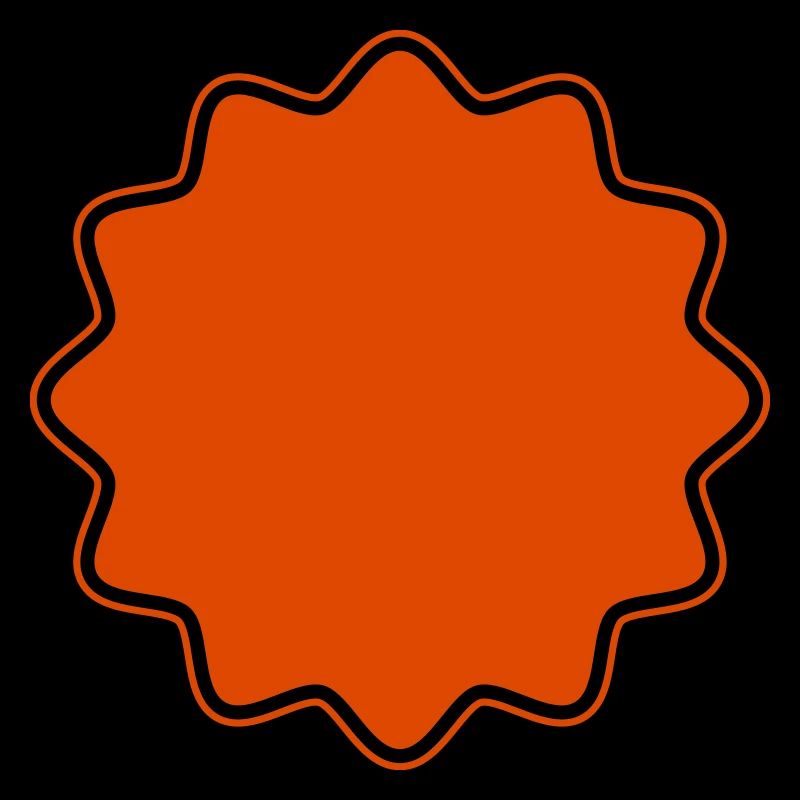 Emblem | Form | Star Round Corners (Vectorgraphic)