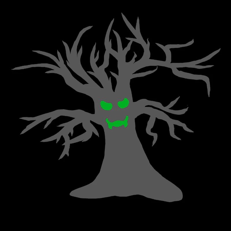 Monsterbaum, Horror Motiv, coole Tees