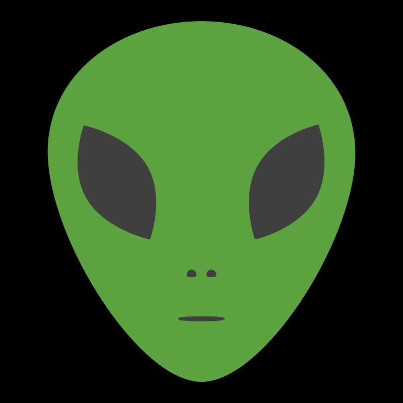 Grünes Alien