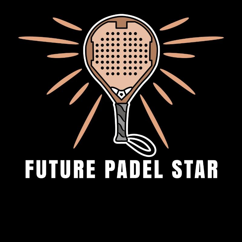 Padel Player Racket Sport Padel Game Statement