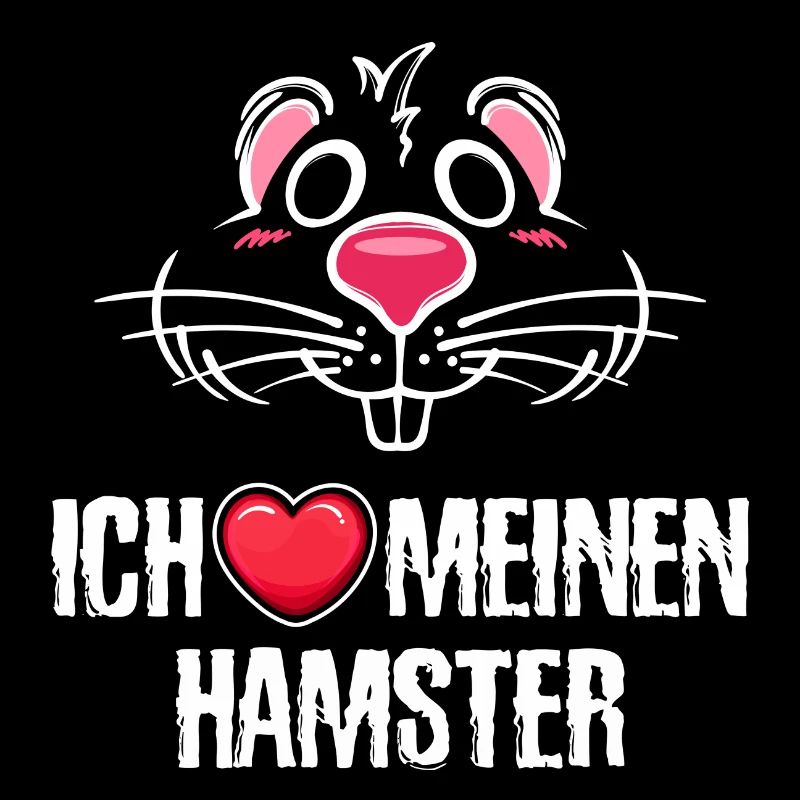 Lieblingstier Haustiere Statement Hamster Herz