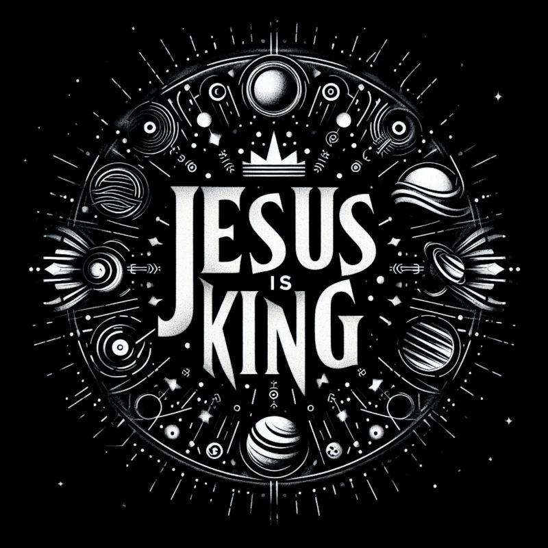 Conception du cercle de Jésus est roi