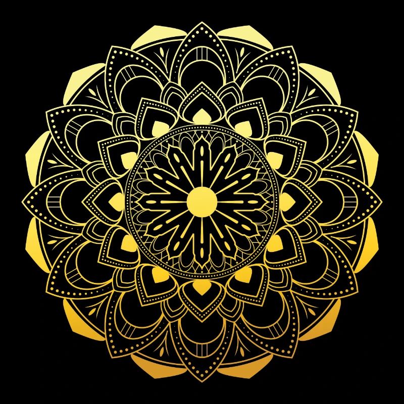 Mandala doré