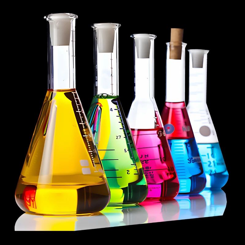 Colorful lab evaluation illustration